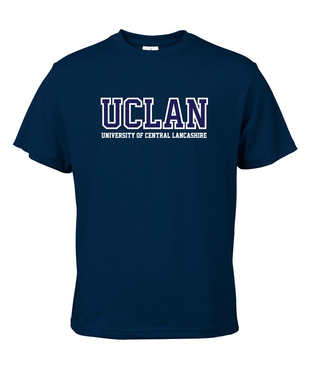 Slate Grey UCLan Logo Tshirt